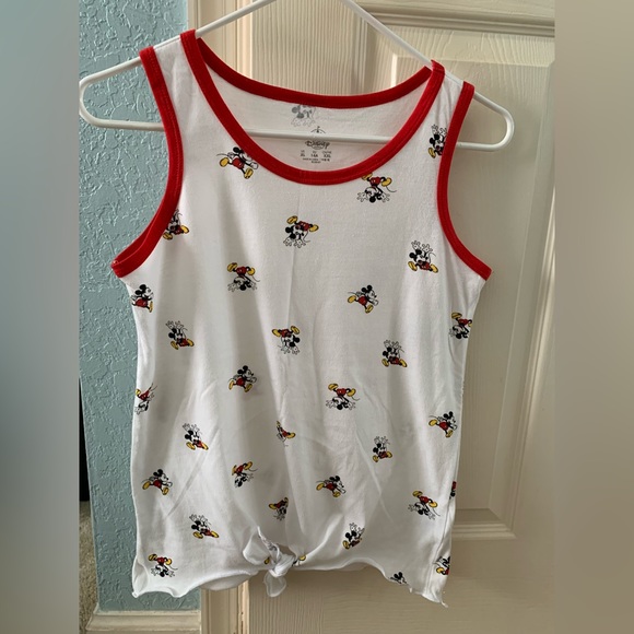 Disney Mickey Mouse tank with tie. Kids XL but fits juniors or XS misses - Picture 1 of 3